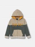 Maglia in felpa aperta Guess - verde beige - 0