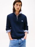 Lupetto zip Tommy Jeans - dark navy - 0