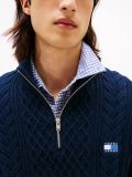 Lupetto zip Tommy Jeans - dark navy - 1