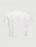 T-shirt manica corta Only - bianco azzurro - 2
