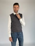 Pullover senza maniche Morgano - grigio medio - 0