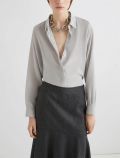 Camicia manica lunga Marella - perla - 2