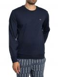 Pigiama lungo Emporio Armani - blu - 1