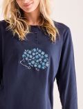 Pigiama lungo Infiore - blu - 2