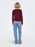 Maglia manica lunga Only - vino - 4