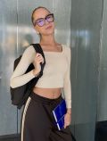 Maglia manica lunga Tiffosi - beige - 1
