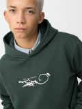 Maglia in felpa cappuccio Tiffosi - verde scuro - 1