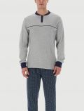 Pigiama lungo Lvb Man - grigio melange - 0