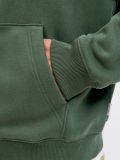 Maglia in felpa zip cappuccio Jack & Jones - verde - 4
