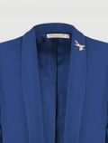 Giacca curvy. maniche arricciate. spi... - blu cina - 1