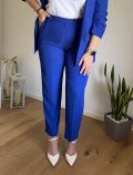 Pantalone morbido. gamba dritta. vest... - blu cina - 0