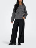 Pullover manica lunga Only - medium grey melange - 3