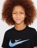 T-shirt manica corta sportiva Nike - nero - 1