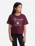 T-shirt manica corta Abercrombie & Fitch - bordeaux - 0