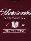 T-shirt manica corta Abercrombie & Fitch - bordeaux - 1