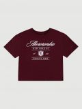T-shirt manica corta Abercrombie & Fitch - bordeaux - 2