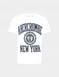 T-shirt manica corta Abercrombie & Fitch - white - 0