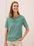 T-shirt manica corta Cecil - verde scuro - 0