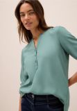 Camicia manica lunga curvy. scollo a ... - verde salvia - 0