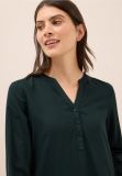 Camicia manica lunga curvy. scollo a ... - verde scuro - 1