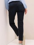 Jeans a vita media. modello slim. chi... - blu scuro - 3