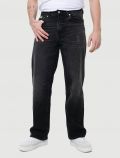 Pantalone jeans Calvin Klein - nero slavato - 0