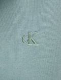 Maglia in felpa zip cappuccio Calvin Klein - green - 1