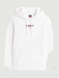 Maglia in felpa cappuccio Tommy Jeans - bianco - 3