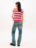 T-shirt manica corta Tommy Jeans - rosso bianco blu - 3