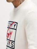 Maglia manica lunga casual Tommy Jeans - bianco - 2