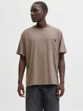 T-shirt manica corta Jack & Jones - fango - 0