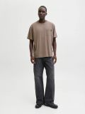 T-shirt manica corta Jack & Jones - fango - 4