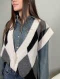 Pullover senza maniche Knit - San Babila - nero latte - 1