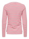 Maglia manica lunga Only - bianco rosso - 4