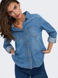 Camicia jeans Only - medium blue denim - 1