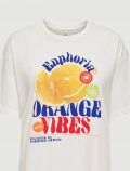 T-shirt manica corta Only - cloud dancer - 1