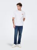 Pantalone jeans Only & Sons - blu denim - 2