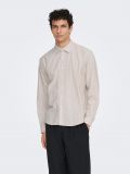 Camicia manica lunga Only & Sons - sabbia - 0
