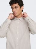 Camicia manica lunga Only & Sons - sabbia - 1