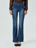 Pantalone jeans Rinascimento - azzurro - 0