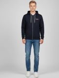 Maglia in felpa zip cappuccio Guess Jeans - blue - 2