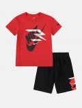 Completo maglia e pantalone corto Nike - rosso - 0