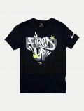 T-shirt manica corta sportiva Nike - nero - 0