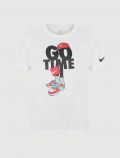 T-shirt manica corta sportiva Nike - bianco - 0
