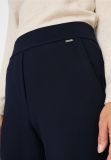 Pantalone curvy in jersey. vita alta,... - blu - 1