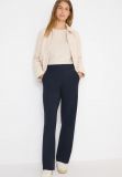 Pantalone curvy in jersey. vita alta,... - blu - 3