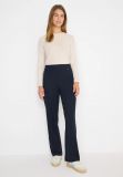 Pantalone curvy in jersey. vita alta,... - blu - 5