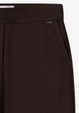Pantalone curvy in jersey. vita alta,... - brown - 3