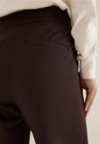 Pantalone curvy in jersey. vita alta,... - brown - 4