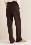Pantalone curvy in jersey. vita alta,... - brown - 5